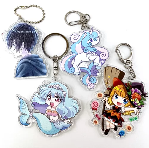 アクリルワン_ラメアクキー(アクリルキーホルダー)