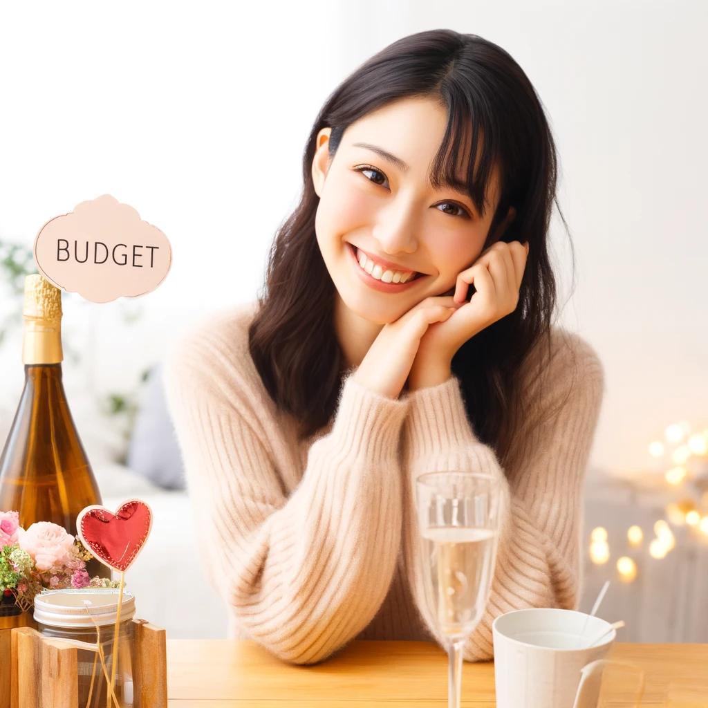 <img src="special_day_tips_japanese_woman.png" alt="20代の日本人女性が明るく楽しい環境で特別な日を予算内で楽しんでいる様子。誕生日や記念日、休日を祝い、装飾と喜びに満ちた雰囲気を持つ場面。">