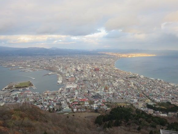 函館山山頂展望台からみる景色