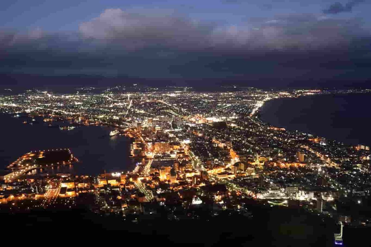 函館山山頂展望台からみる夜景