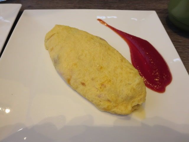 朝食ブッフェ卵料理