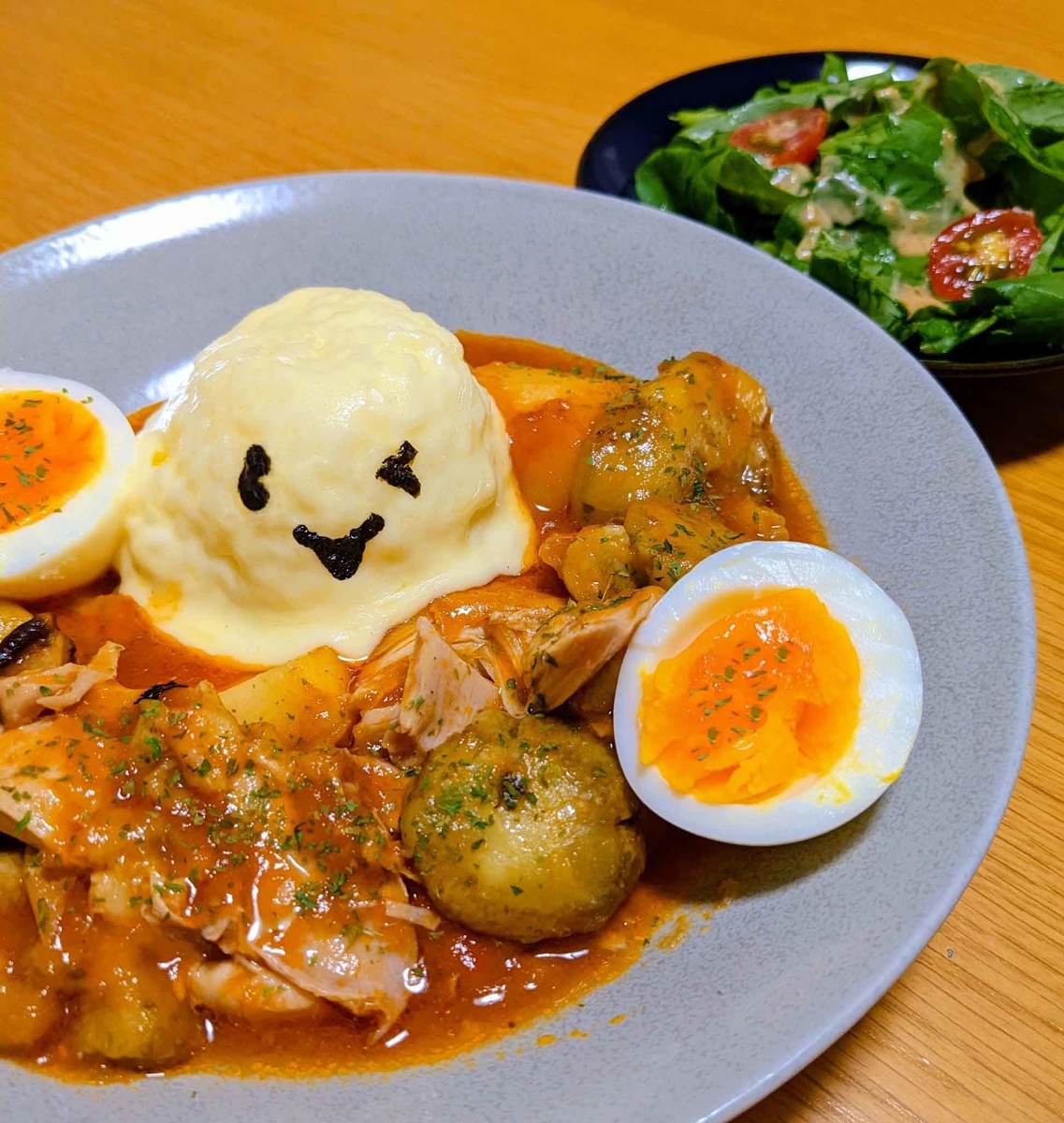 今日の夜ご飯：チキンのトマト煮込み - スマイル母さんの正直