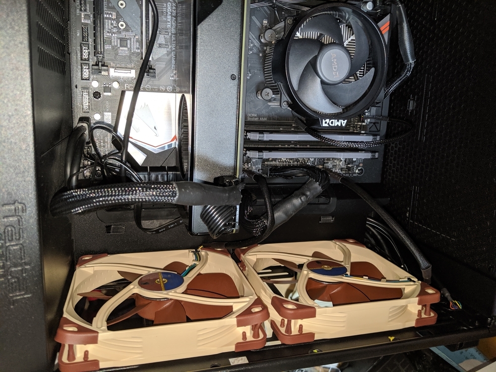 自作PCアップデート:ケースファン増設-ノクチュアNF-A14 PWM