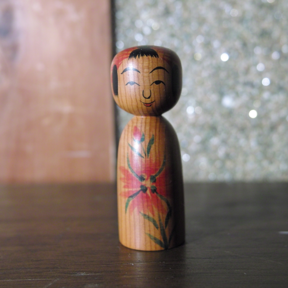 こけし 肘折系 / 鈴木征一工人 杉材2寸 - smogbom