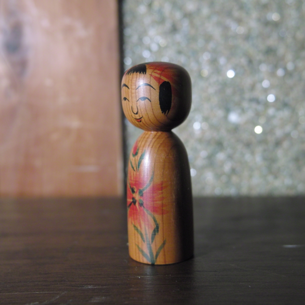 こけし 肘折系 / 鈴木征一工人 杉材2寸 - smogbom