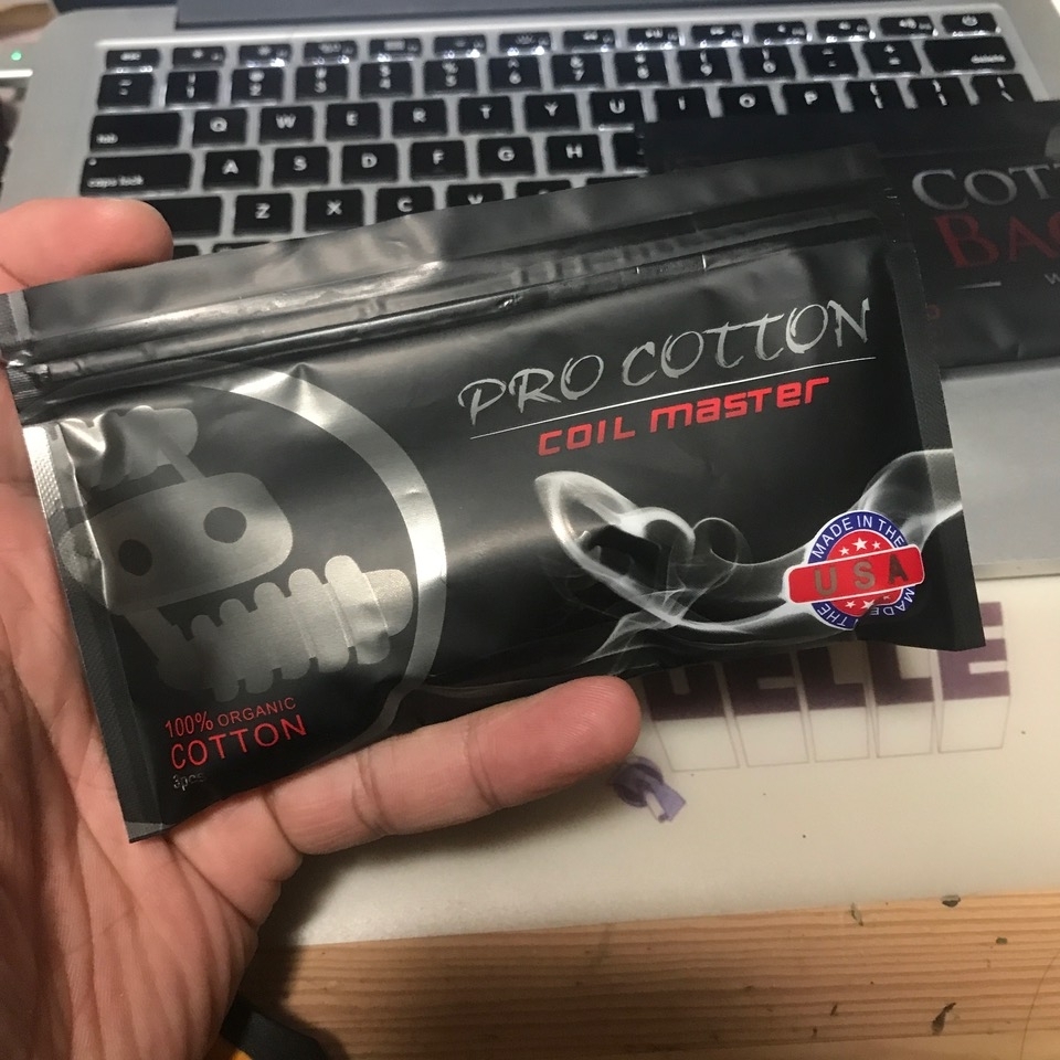 脱 無印良品コットン Vape用コットン3種吸い比べ ケムリノチハレ