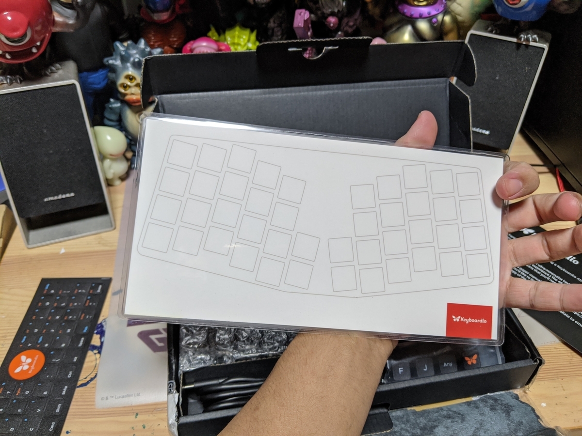 Keyboardio / Atreus - 二枚目の自作（?）キーボードが届いた（外観