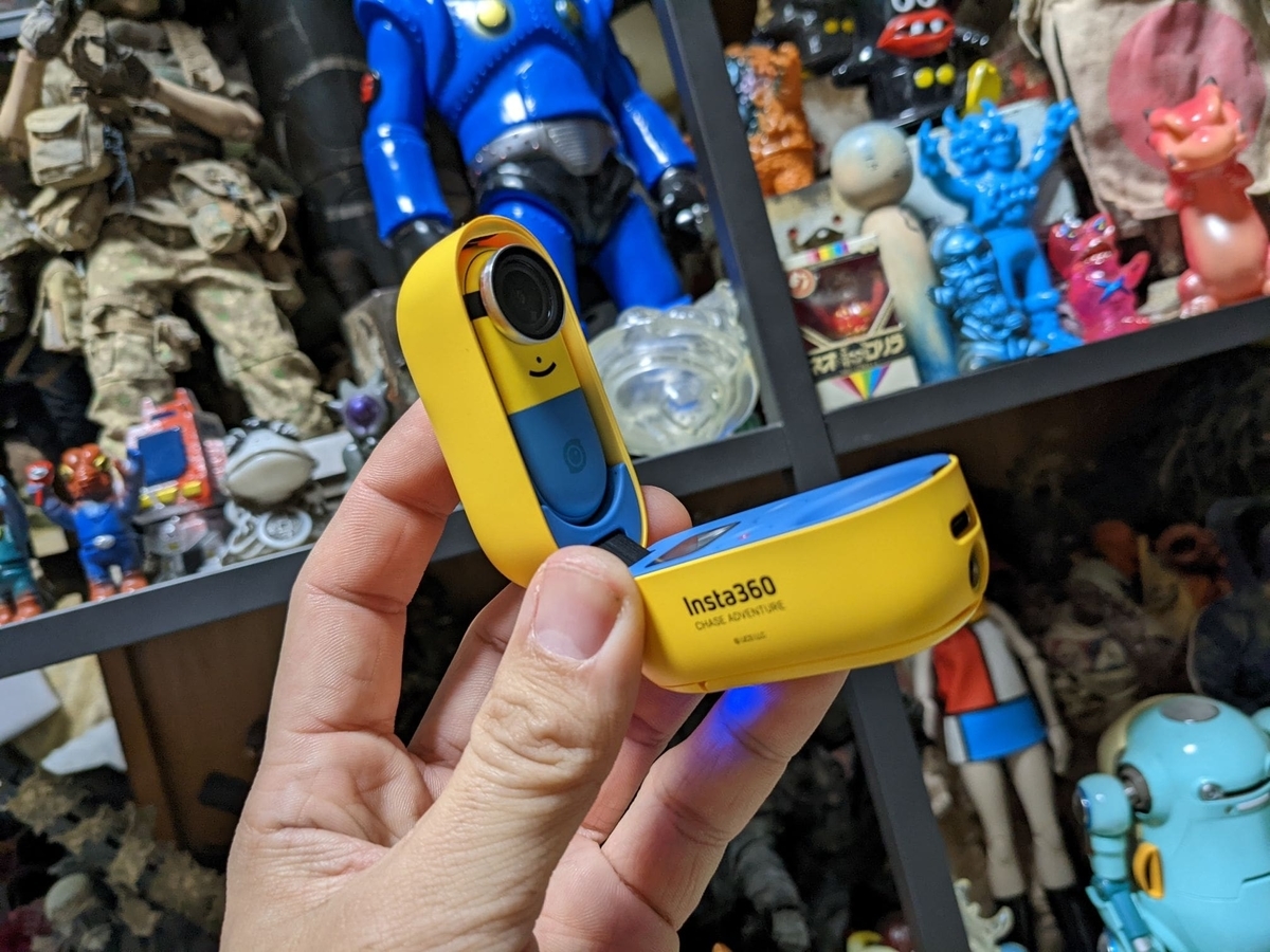 数量限定・アクションカム Insta360 GO2のミニオンズ版がやっと