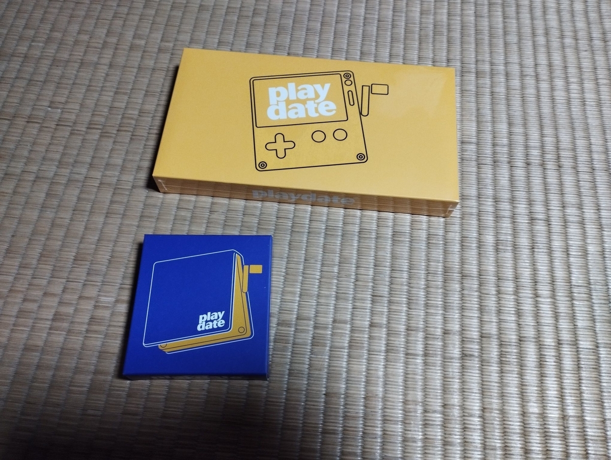 【新品未開封】Playdate プレイデート＋カバーセット ついに届いた！ Panicの携帯ゲーム機「PLAYDATE-プレイデート