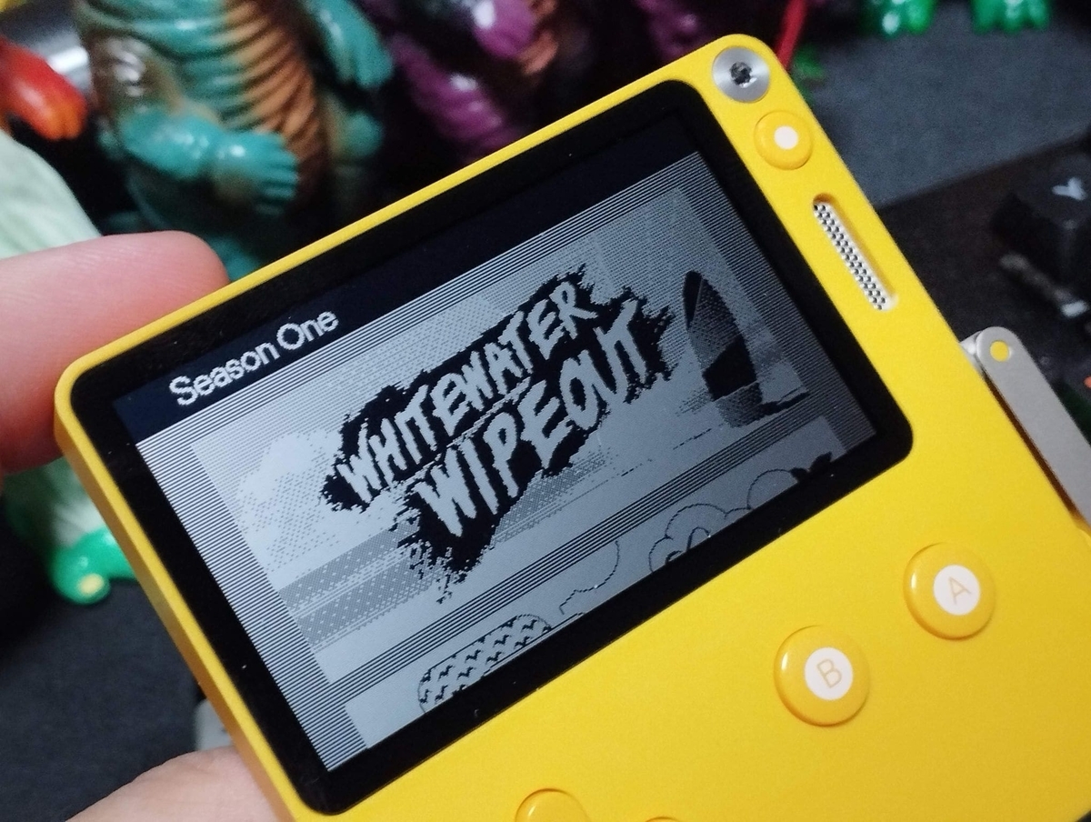 Playdate Season1ゲーム紹介: Whitewater Wipeout by Chuhai Labs