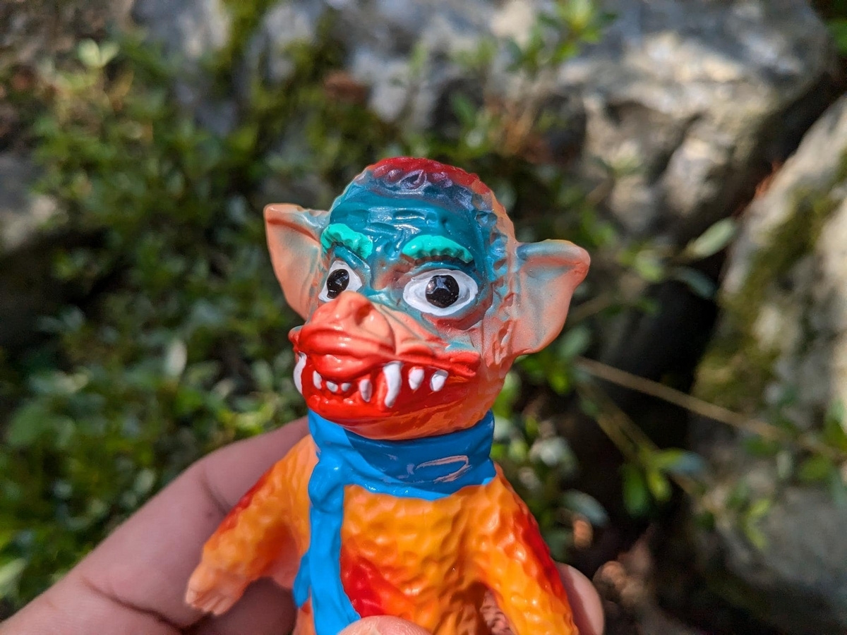 ぶたのはな / ソフト焼き玩具:メチャラ[オレンジ成形]〈+Eng sub