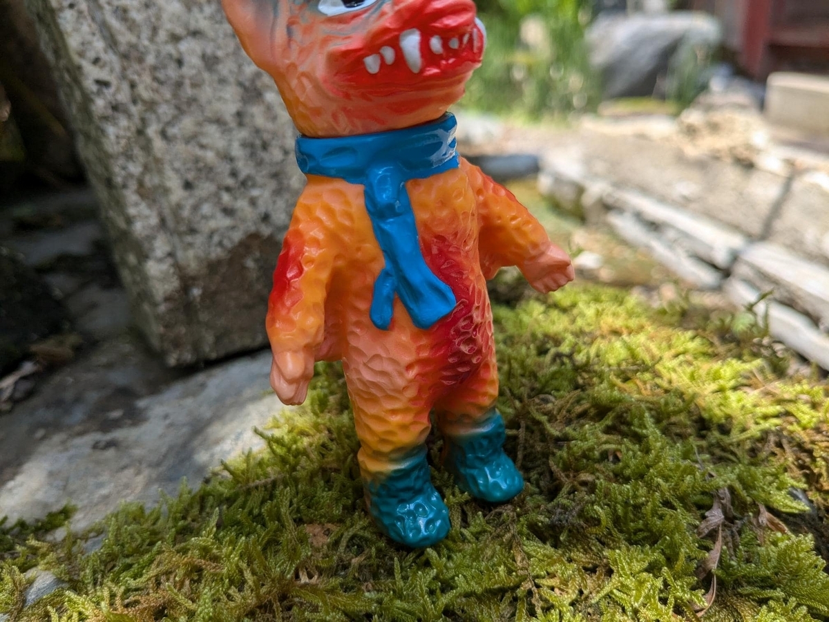 ぶたのはな / ソフト焼き玩具:メチャラ[オレンジ成形]〈+Eng sub