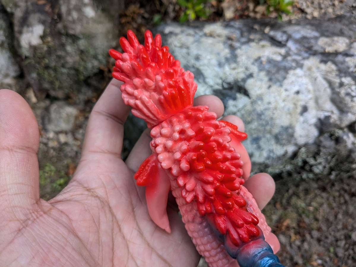 ぶたのはな / ソフト焼き玩具:ベロクロン二世[珊瑚色]〈+Eng sub