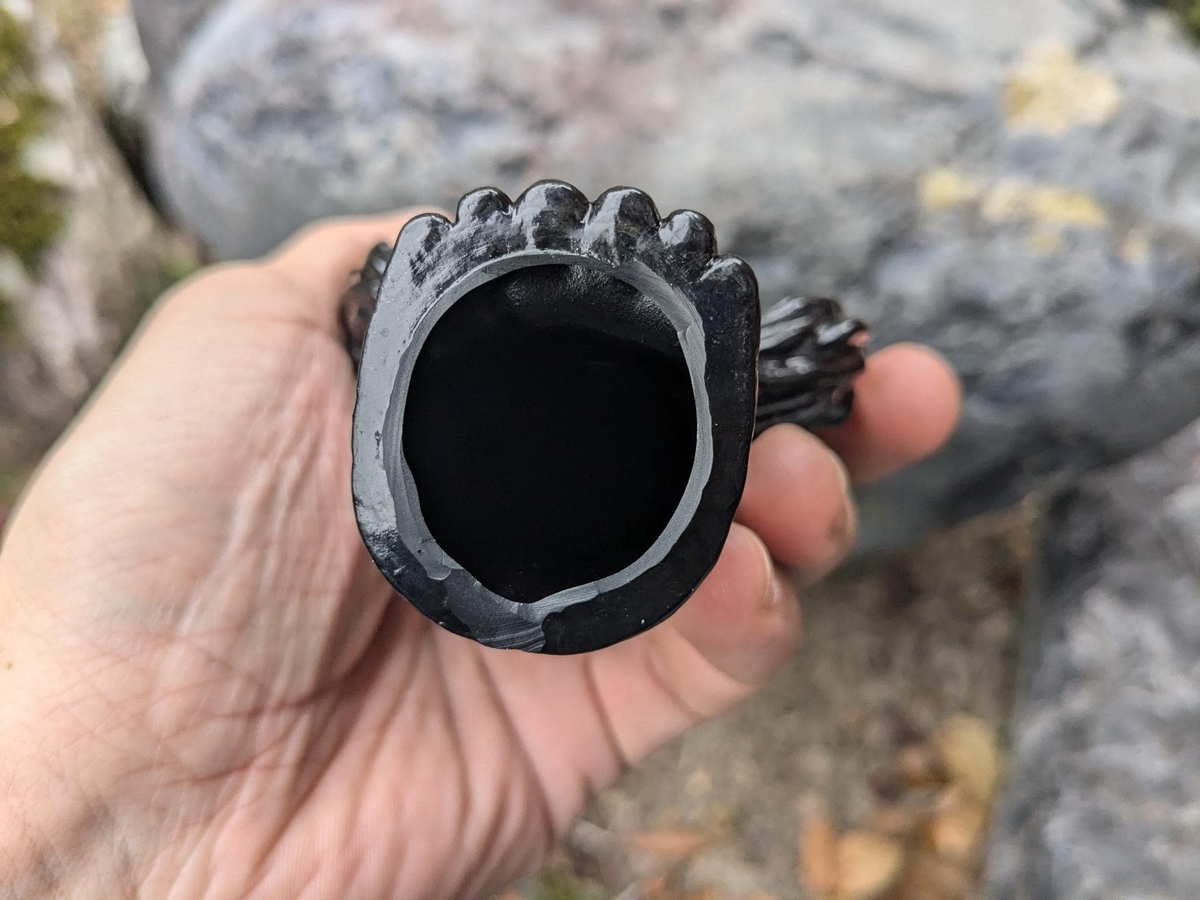 東和玩具 / ジャンボ指人形:ギダギダ[黒成形]〈+Eng sub〉 - smogbom