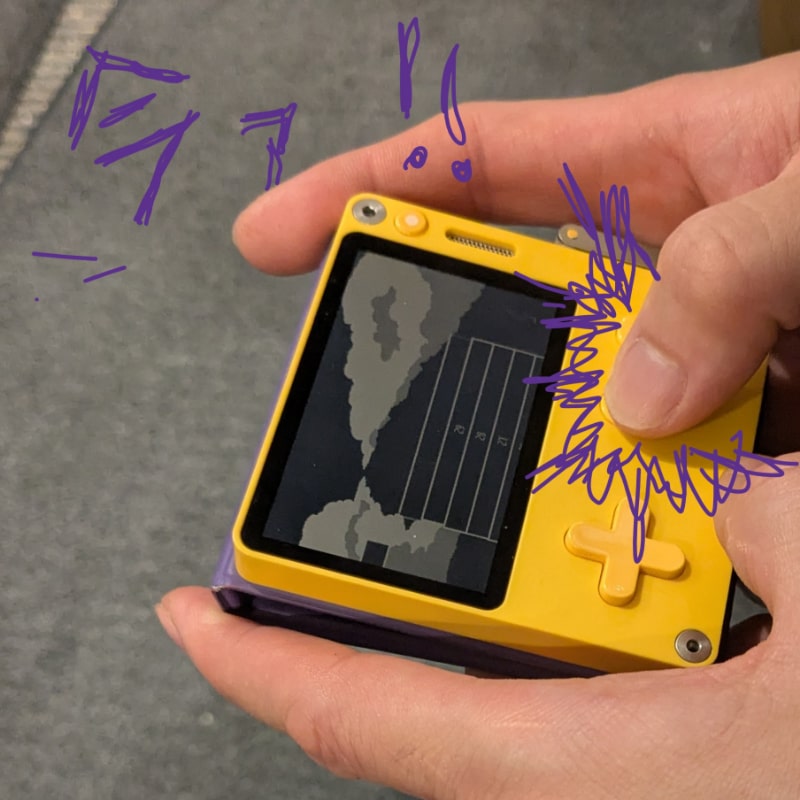 Playdate ゲーム紹介 - Crank Up by Elioth Bénard - smogbom