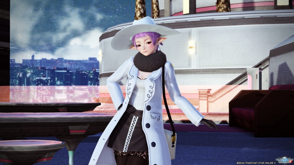 胸開きタートルネックをエレガントに使ってみる 柚希のトロいブログ Pso2