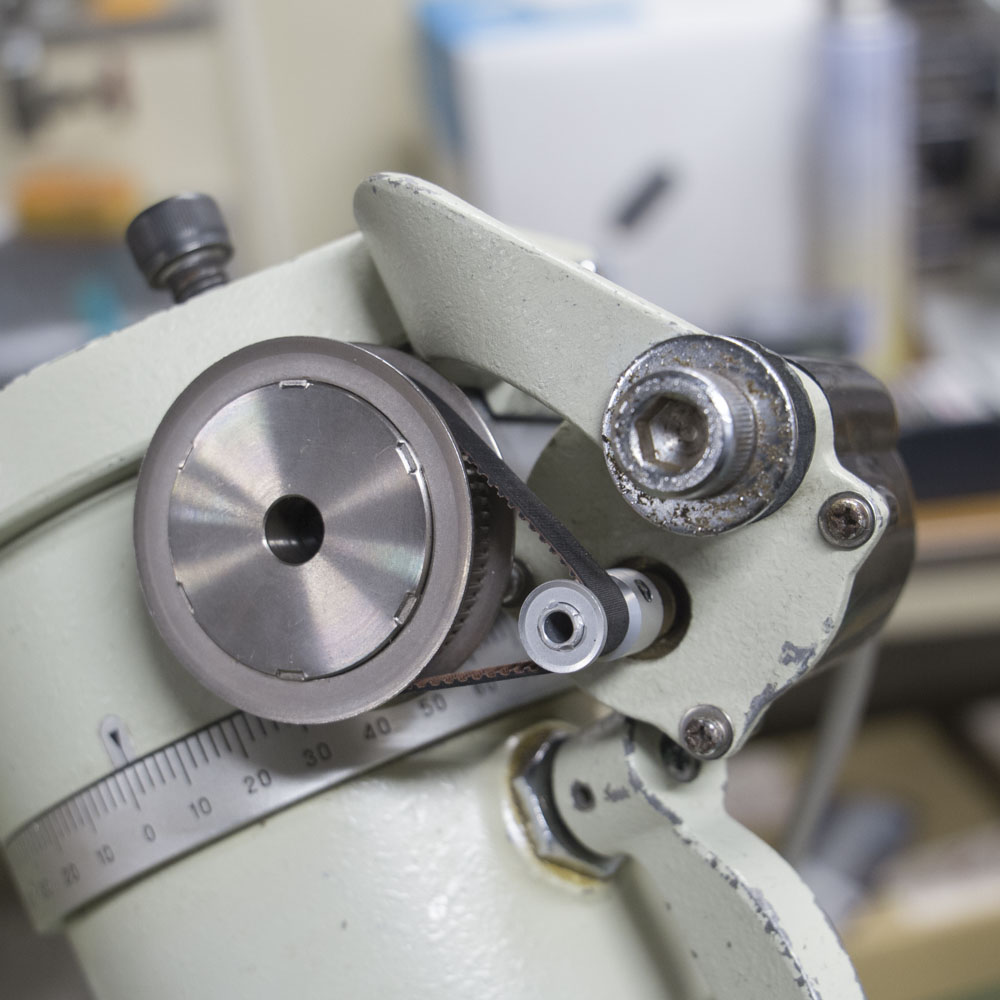 NJP赤道儀：赤緯軸のベルトドライブ改造（DIY） - 天文はかせ幕下