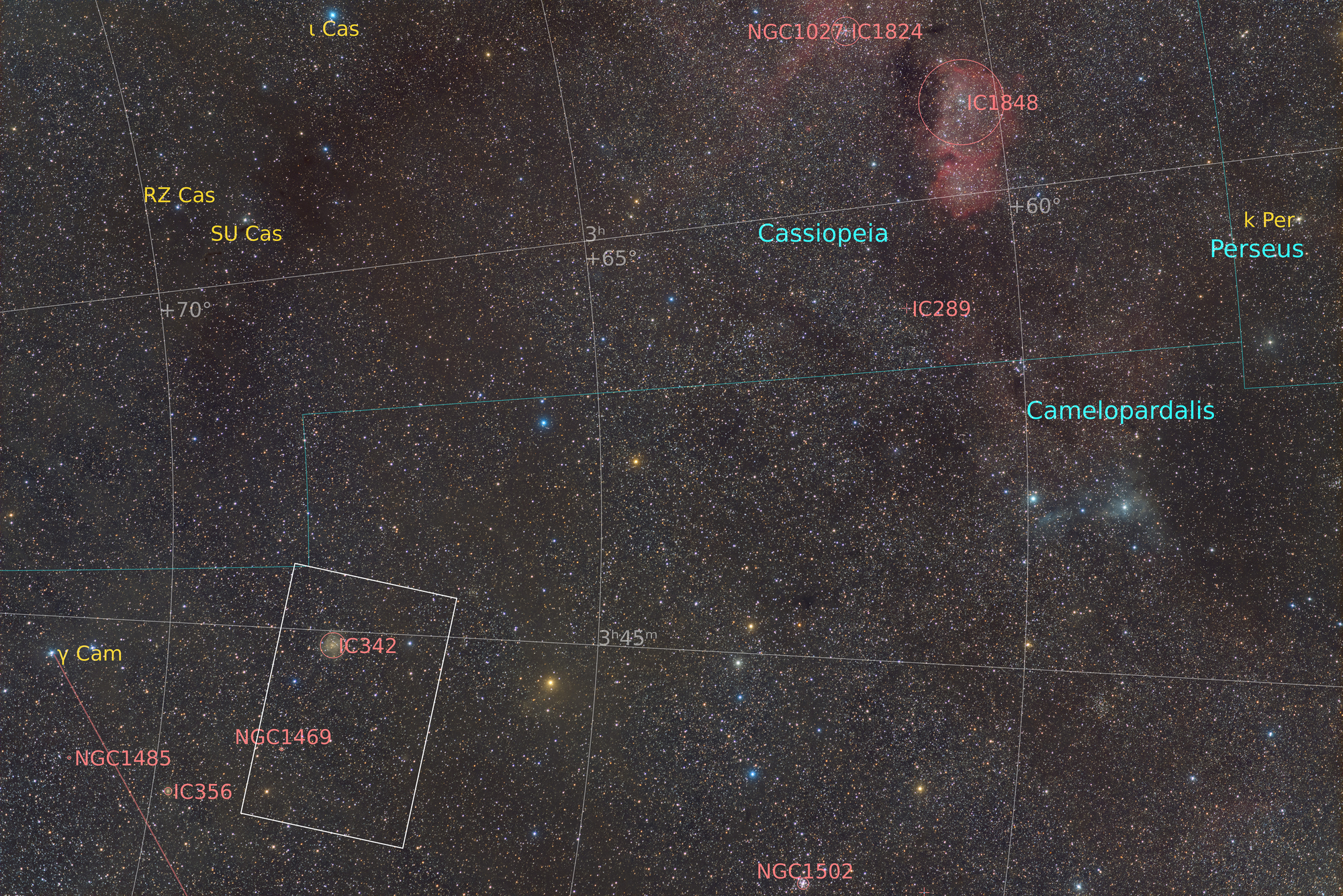 赤っぽい銀河（IC342/NGC6942）の話 - 天文はかせ幕下
