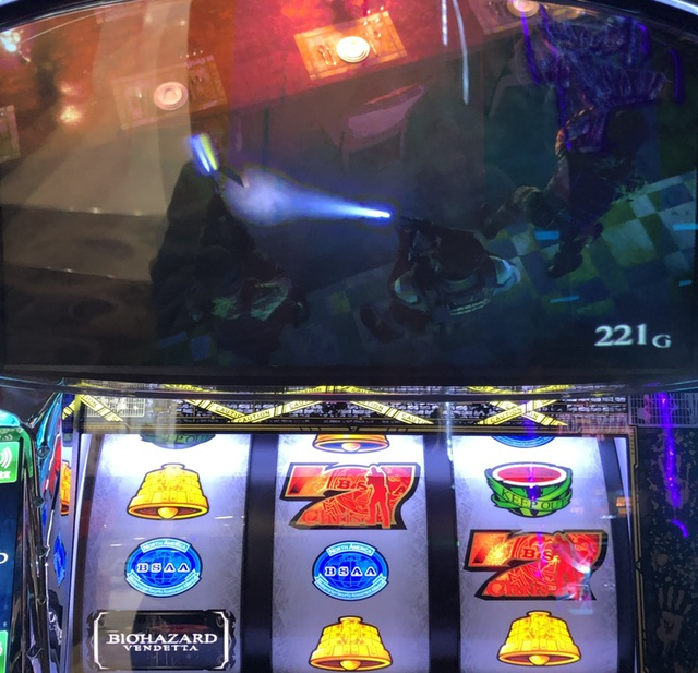 おや？爺【L バイオハザードヴェンデッタ】すぐに遊べる❗️送料無料❗️ スマスロ バイオハザード:ヴェンデッタ』南こうめのこれ打った