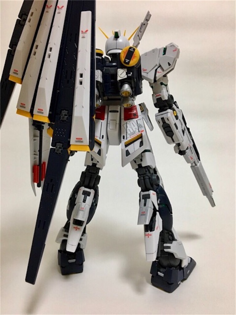 MG vガンダム ver. Ka 完成品　一部塗装・墨入れ・つや消し済み ガンプラ MG νガンダム Ver.Ka 完成 - つくりびとな日々を