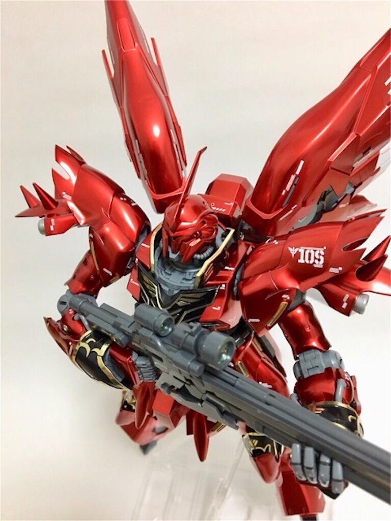 ガンプラ MG シナンジュ Ver.Ka チタニウムフィニッシュ 完成 - つくり