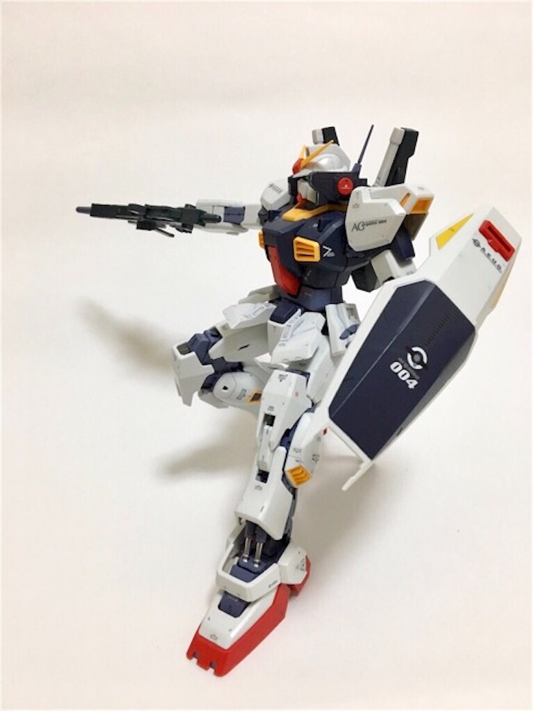 ガンプラ MG ガンダムMk-Ⅱ A.E.U.G. Ver.2.0 完成 - つくりびと