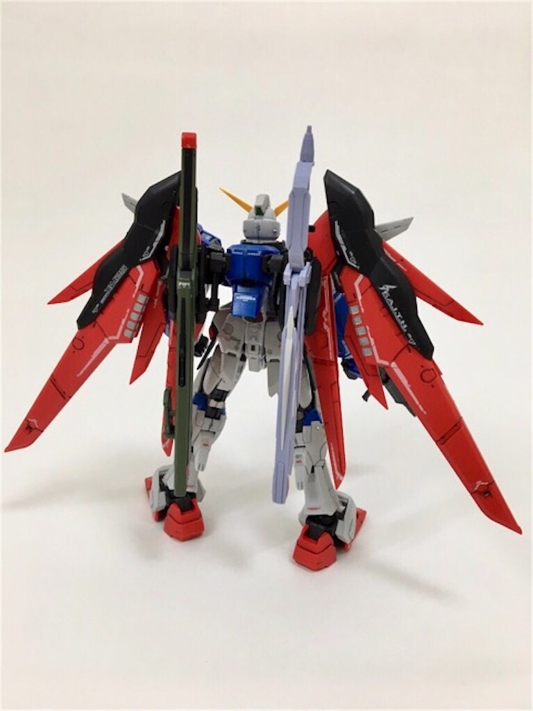 ガンプラ RG デスティニーガンダム 完成 - つくりびとな日々を
