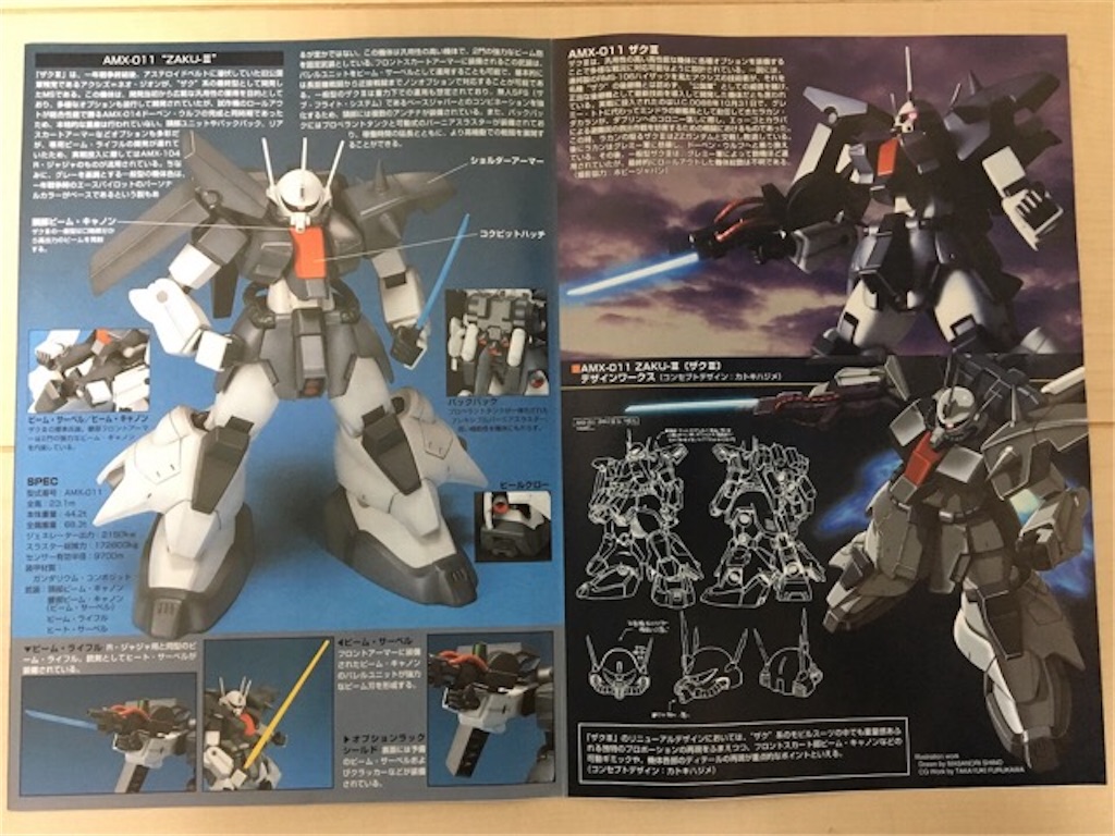 ガンプラ HGUC ザクⅢ 開封編 - つくりびとな日々を