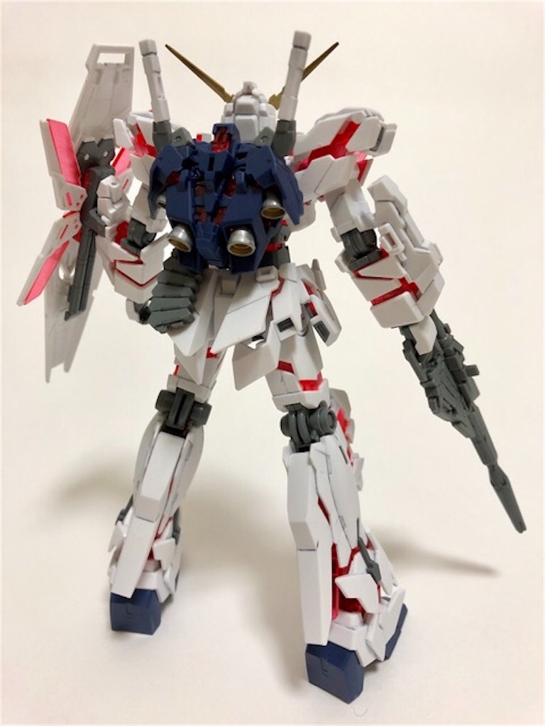 ガンプラ HGUC ユニコーンガンダム〔デストロイモード〕完成編