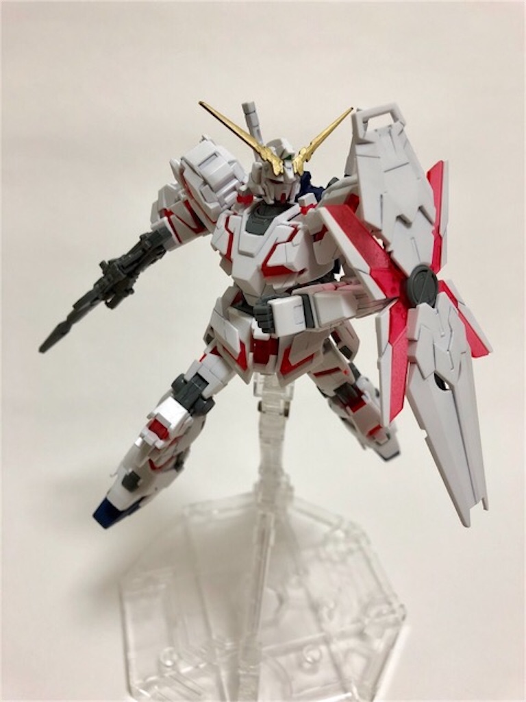 ガンプラ HGUC ユニコーンガンダム〔デストロイモード〕完成編