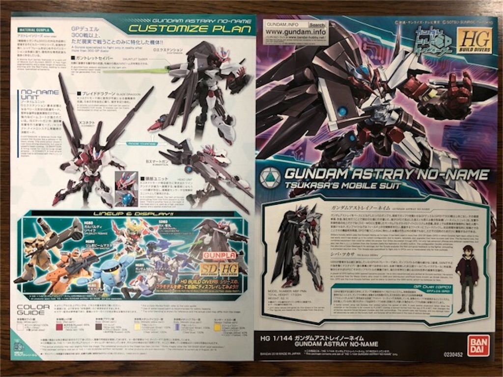 ガンプラ HG ガンダムアストレイノーネイム 開封編 - つくりびと