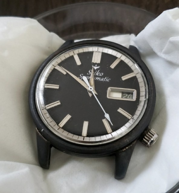 セイコー　スポーツマチック　ブラック文字盤 セコンド（Second） / セイコー スポーツマチック 7625-8140