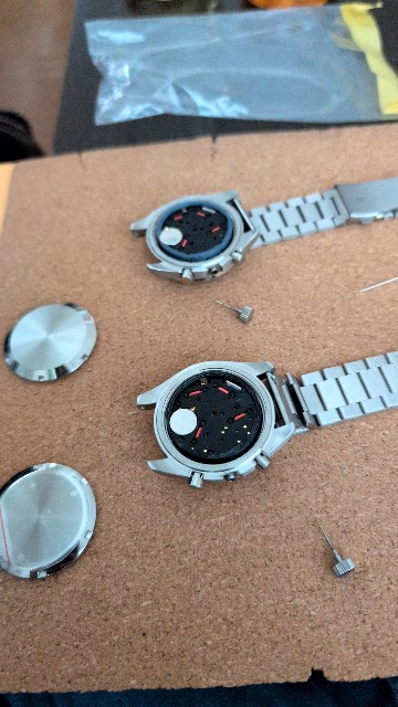 VK63/VK64対応メタルケース VK63/VK64対応メタルケース 39mm Quartz Watch Case for VK63 VK64