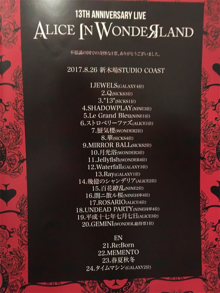 13TH ANNIVERSARY LIVE ALICE IN WONDEЯ LAND(Blu-ray)