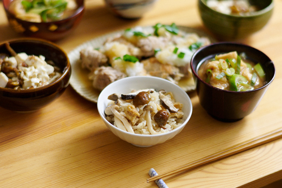 きのこご飯の簡単レシピ。