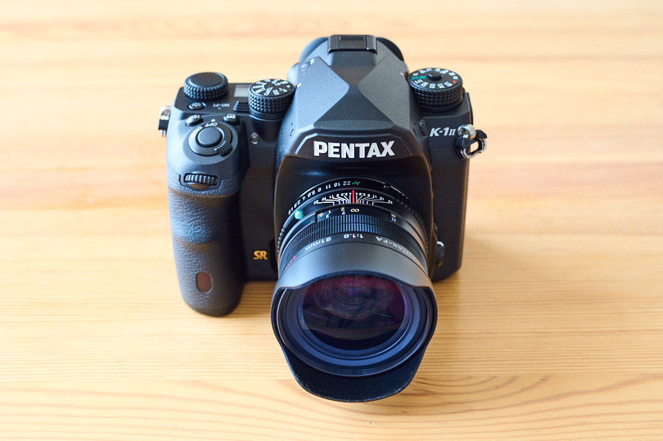 PENTAX K-1 MarkⅡにHD PENTAX-FA 31mmF1.8 Limitedを装着した写真。