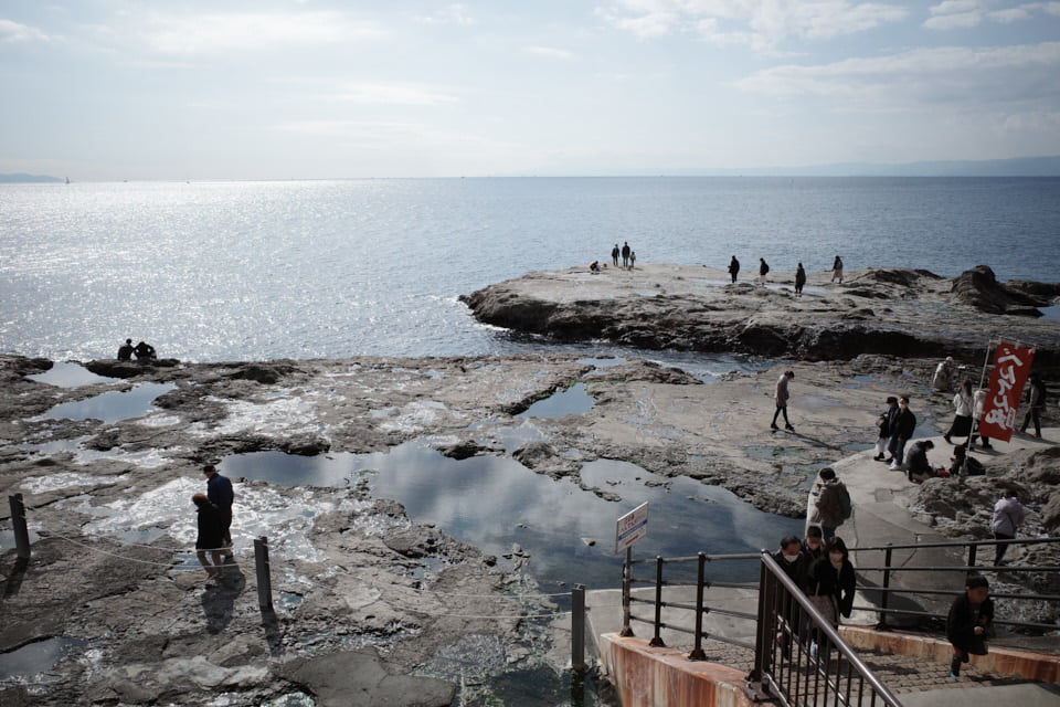 GR3のネガフィルム調で撮影した海の写真。