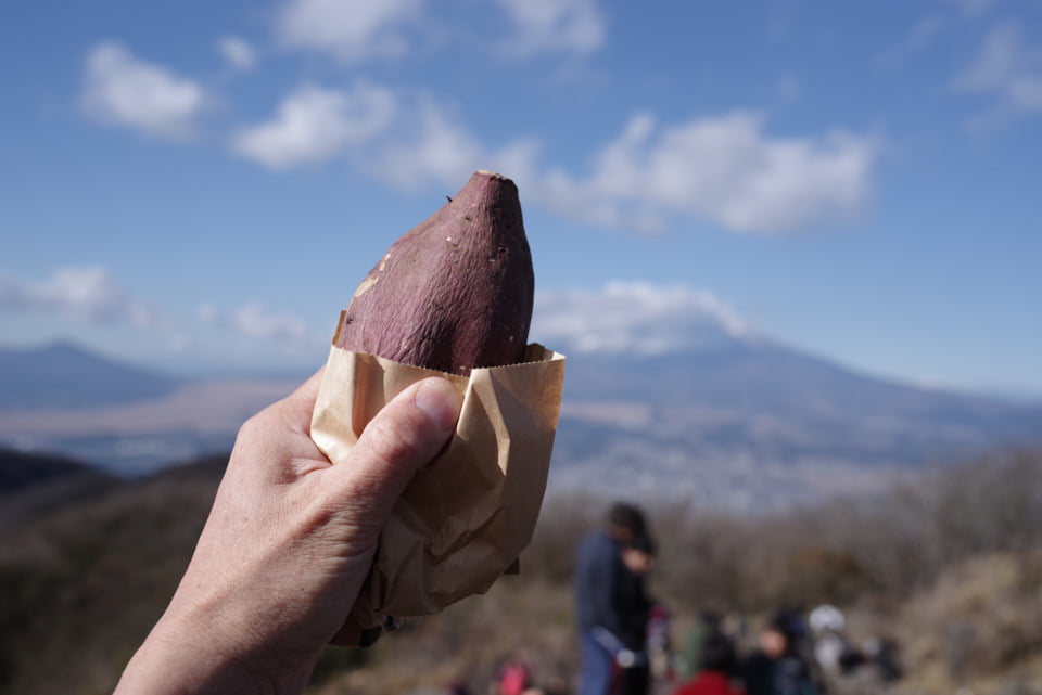 金太郎茶屋の石焼き芋