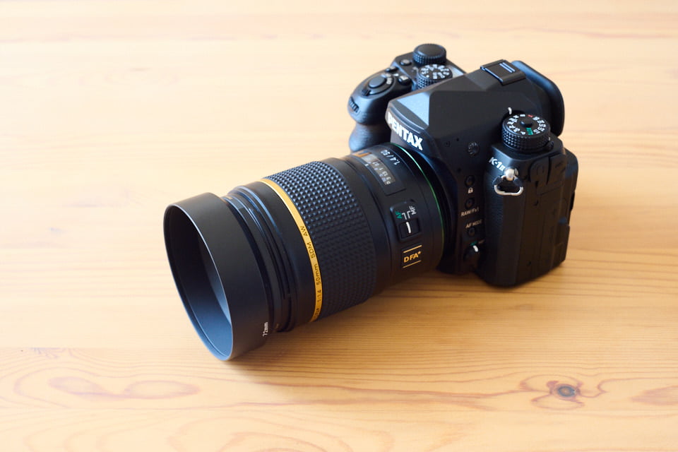 HD PENTAX-D FA★50mmF1.4 SDM AWのフード変更。