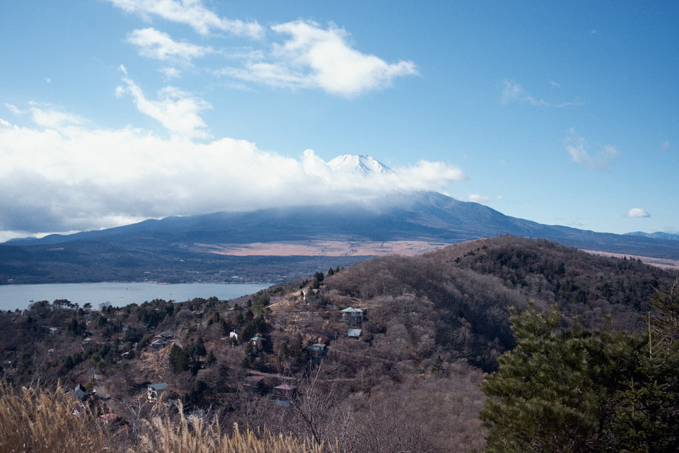 平尾山から見た富士山。