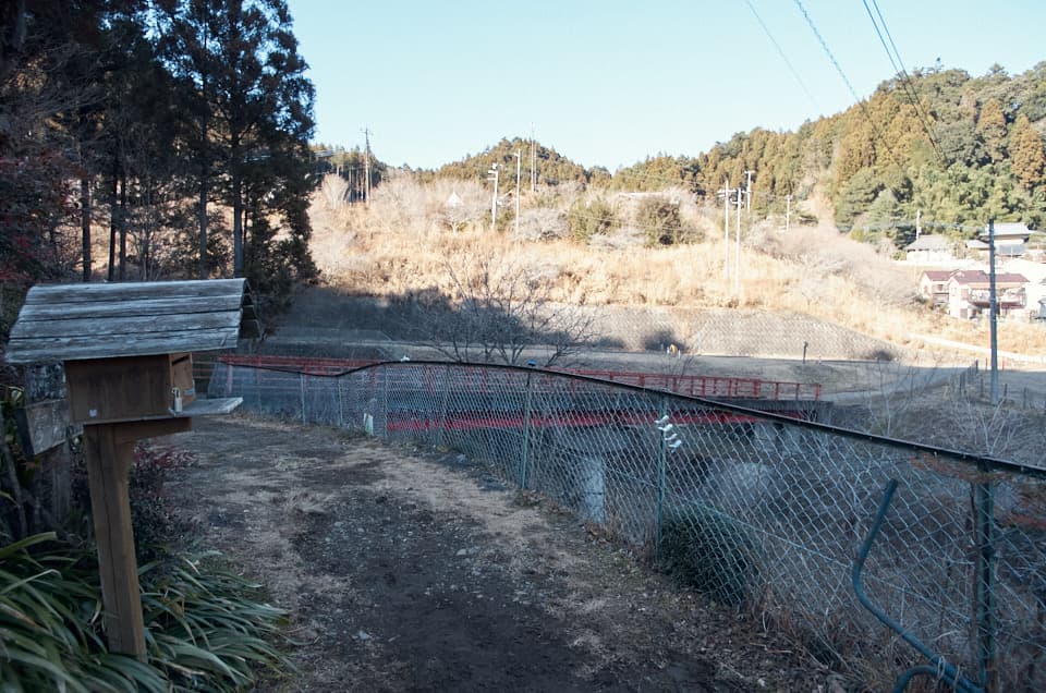 滝ノ平尾根から下山したときの登山口。