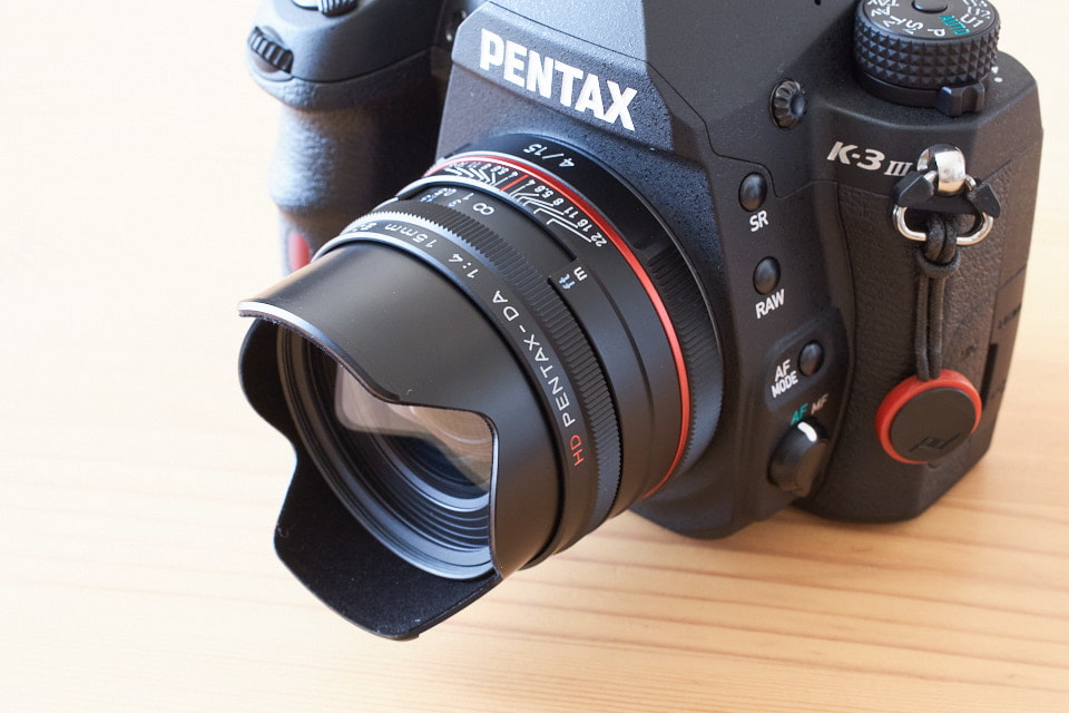 DA15mm フード