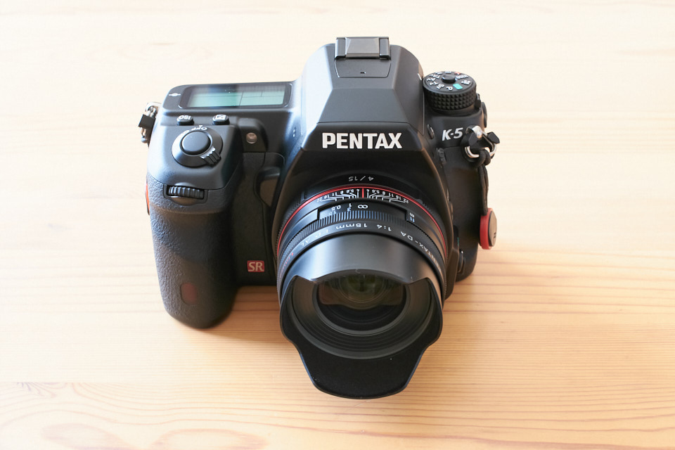 PENTAX K-5 にHD PENTAX-DA 15mmF4ED AL Limitedを装着したところ