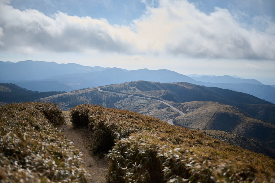 達磨山頂から古希山方向