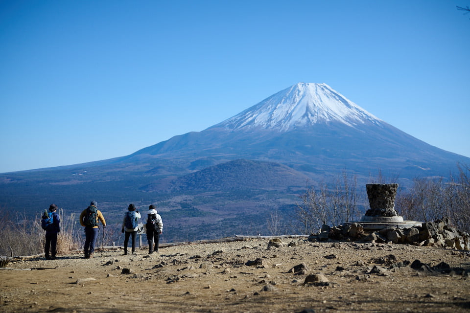 パノラマ台から見た富士山