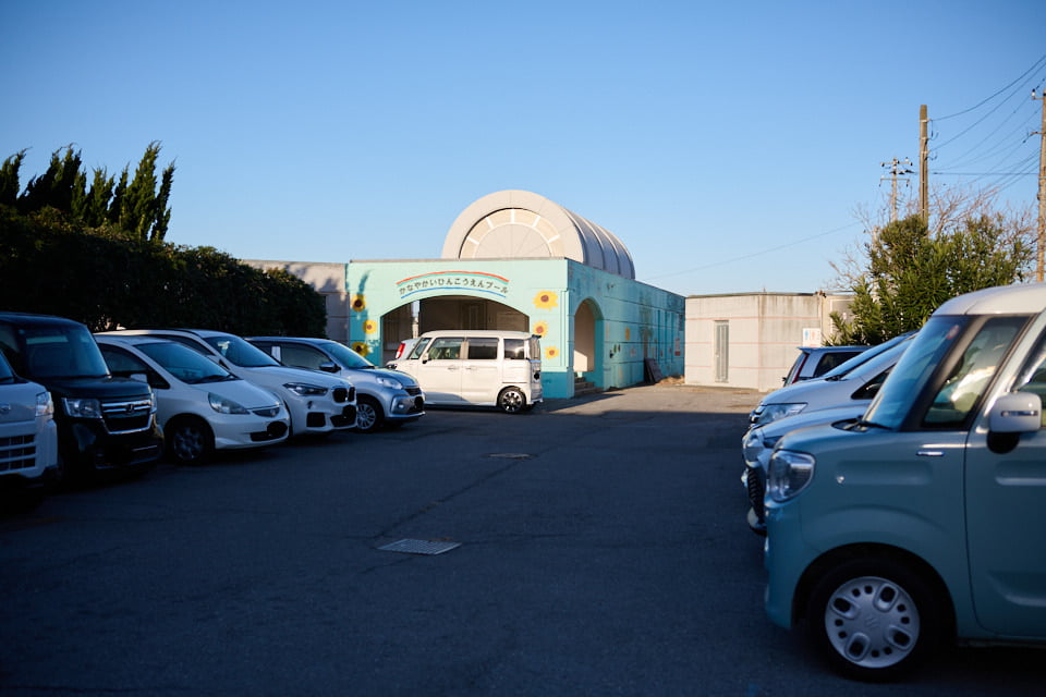 金谷海浜公園の駐車場