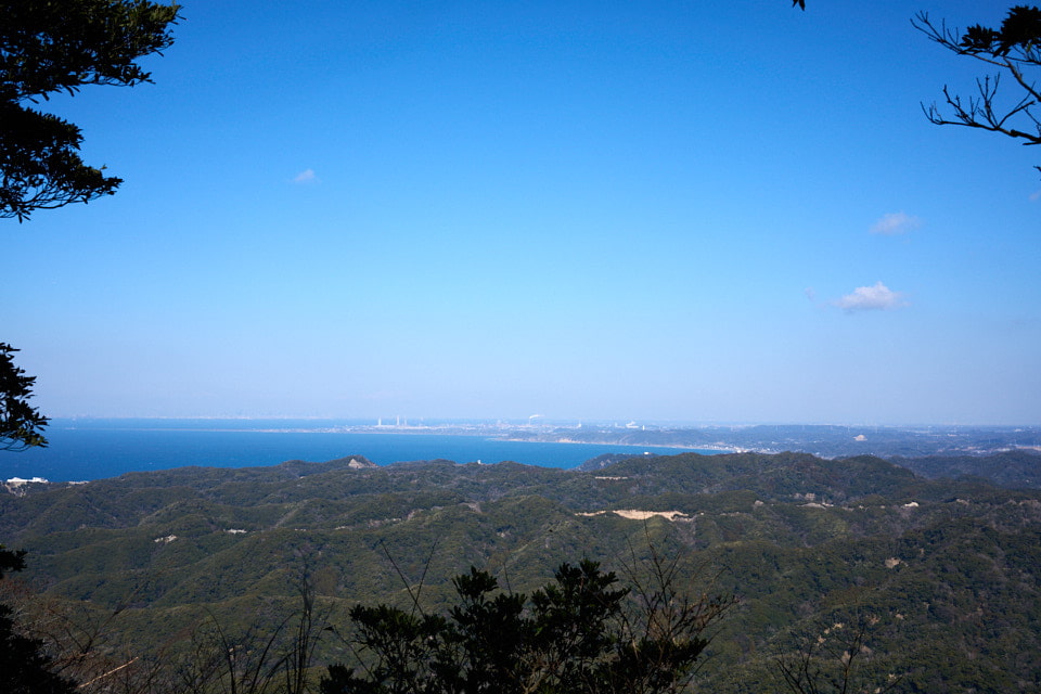 鋸山の山頂からの眺め