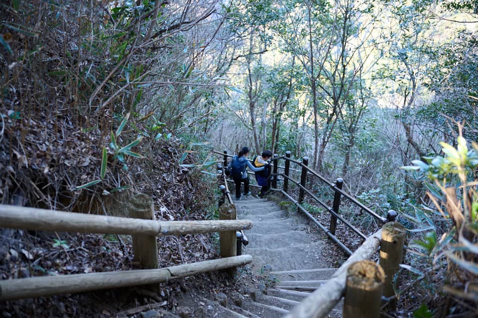 鋸山からの下山