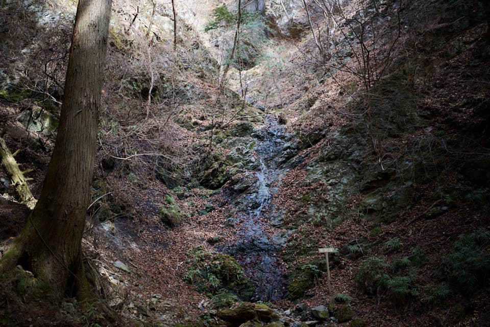 武甲山、不動滝