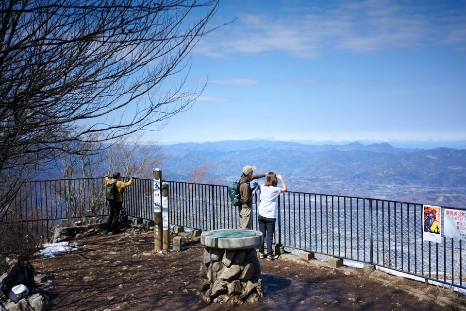 武甲山の展望台